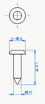 螺丝测量图